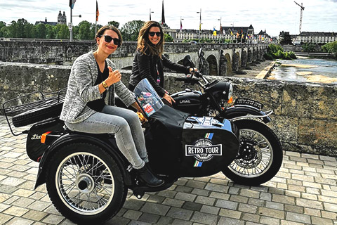 Visiter la Touraine en side-car