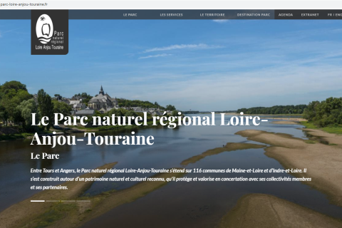 PNR Loire Anjou Touraine : un nouveau site web