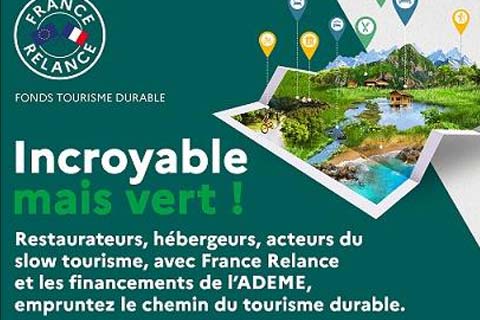 Phase 2 de l’appel à projet lié au fonds tourisme durable