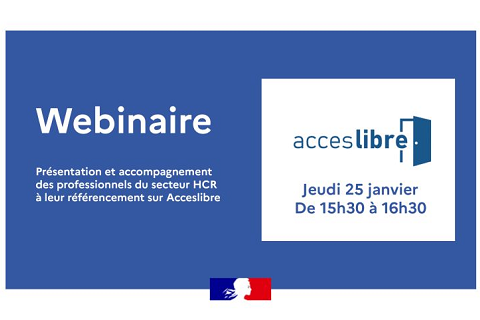 Webinaire de sensibilisation des hôteliers et restaurateurs à l’accessibilité