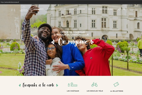 Un nouveau site web pour l’Office de tourisme Autour de Chenonceaux.